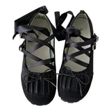 Amozae-back to school outfits Gossip Goes Around Ballet Flats