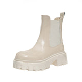 Amozae-Back To School Gifts British Style Mid Tube Boots
