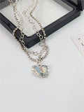 Amozae-Y2k Star Cross Butterfly Heart Vintage Set Pendant- Streetwear y2k outfits Fall Outfits Christmas Thanksgiving Gift New Year's Eve