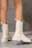 Amozae-Solid Color Mid-Calf Platform Boots