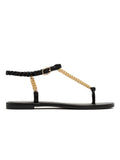 Amozae-Metal Chain Flat Sandals