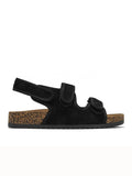 Amozae-Velcro Flat Sandals