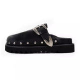 Amozae-back to school outfits Bad Manners Slip-On Shoes