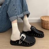 Amozae-back to school outfits Bad Manners Slip-On Shoes