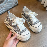 Amozae-Casual Woman Shoe Espadrilles Platform Tennis Female All-Match Creepers Flats Breathable Clogs Summer New Dress Fabric Floral Sp