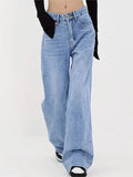 Amozae-Baggy boyfriend jeans with an embroidered motif on the back- Streetwear y2k outfits Fall Outfits Christmas Thanksgiving Gift New Year's Eve