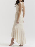 Amozae-nye outfits back to school dress  Cesca Vintage Cream Floral Maxi Dress