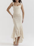 Amozae-nye outfits back to school dress  Cesca Vintage Cream Floral Maxi Dress