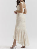 Amozae-nye outfits back to school dress  Cesca Vintage Cream Floral Maxi Dress