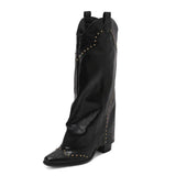 Amozae-back to school outfits Wild West Cowboy Boots
