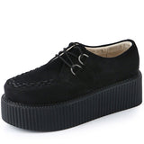 Amozae-back to school outfits Bad Manners Velvet Creepers