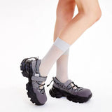 Amozae-back to school outfits Future World Aesthetic Platform Sandals