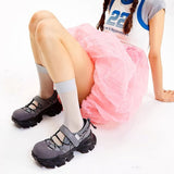 Amozae-back to school outfits Future World Aesthetic Platform Sandals
