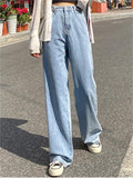 Amozae-High-waisted baggy boyfriend jeans- Streetwear y2k outfits Fall Outfits Christmas Thanksgiving Gift New Year's Eve