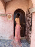 Amozae-nye outfits back to school dress  Delilah Maxi Dress in Pink (PRE-ORDER)