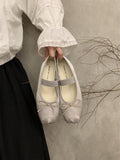 Amozae-Ballerinas Woman 2025 Bow-Knot Female Shoes Elegant Ballet Butterfly Dress New Grandma Summer Flat Butterfly-knot Spring