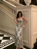 Amozae-dress to impress party dress nye outfits Elegant A Line Floral Blue Prom Dress Birthday Outfits YM1709