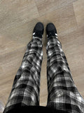 Amozae-Harajuku Plaid Y2k Pants Women Clothing Winter Wide Leg Pants Korean Fashion Casual Goth Girl Clothes Pantalones Femme Trousers
