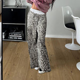 Amozae-Y2k Pants Leopard Women Clothing Harajuku High waist Joggings Femme Pantalones Trousers Street Loose Emo Punk Aesthetic Pants