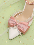 Amozae-kawaii shoes stilettos for women bridal wedding shoes pink lolita heels shoes with heels large size women's shoes trend 2025 party y2k shoes prom shoes