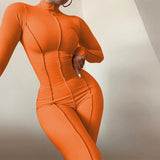 Amozae-Bodysuit Y2k Winter Clothes 90s Vintage Korea High waist Slim Casual Jumpsuits Long sleeves Femme Playsuit Aesthetic Punk Bodys