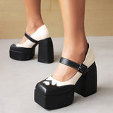 Amozae-back to school outfits Flame Heart Platform Shoes