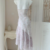 Amozae-nye outfits back to school dress  Floral Evening Midi Dress