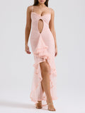Amozae-nye outfits back to school dress  Gabriella Ruffled Front Dress