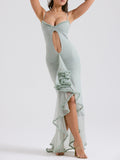 Amozae-nye outfits back to school dress  Gabriella Ruffled Front Dress