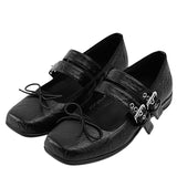 Amozae-back to school outfits Grunge Sleaze Ballet Flats