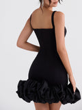 Amozae-nye outfits back to school dress  Lilou Ruffle Hem Dress