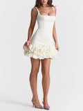Amozae-nye outfits back to school dress  Lilou Ruffle Hem Dress
