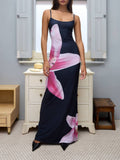 Amozae-nye outfits back to school dress  Lily Floral Slip Dress