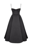 Amozae-nye outfits back to school dress  ‘Mademoiselleââ‚?Black Tulle Midi Dress
