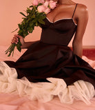Amozae-nye outfits back to school dress  ‘Mademoiselleââ‚?Black Tulle Midi Dress