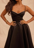 Amozae-nye outfits back to school dress  ‘Mademoiselleââ‚?Black Tulle Midi Dress