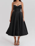Amozae-nye outfits back to school dress  ‘Mademoiselleââ‚?Black Tulle Midi Dress