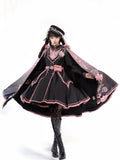 Amozae-nye outfits back to school dress  Military Lolita Dress & Cape