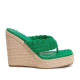 Amozae--Espadrille Wedge Thong Sandals