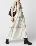 Amozae-nye outfits back to school dress  Real Love Embroidered Dress