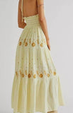 Amozae-nye outfits back to school dress  Real Love Embroidered Dress
