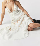 Amozae-nye outfits back to school dress  Real Love Embroidered Dress
