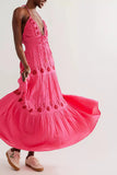 Amozae-nye outfits back to school dress  Real Love Embroidered Dress