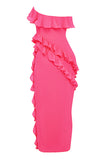 Amozae-nye outfits back to school dress  Sarina Ruffle Maxi Dress