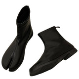 Amozae-back to school outfits Split Toe Tabi Flat Boots