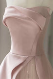 Amozae-nye outfits back to school dress  Strapless High Slit Glitter Tulle Maxi Dress