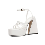 Amozae-Dior Platform Chunky Heel Strappy Sandals