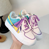 Amozae  spring new women sneakers shoes fashion Casual shoes Platform sneakers Women shoes Student shoes plus size XL 42 shoes