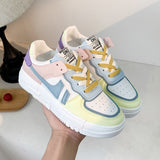 Amozae  spring new women sneakers shoes fashion Casual shoes Platform sneakers Women shoes Student shoes plus size XL 42 shoes