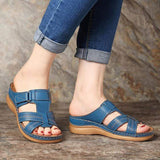 Amozae- Premium Orthopedic Sandals Women Men Bunion Corrector Low Heels Walking Sandals Toe Corrector Cusion Open Toe Comfy Sandals-0505